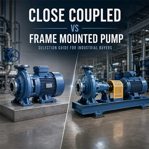 Close Coupled vs Frame Mounted Pump: Which Design Should Industrial Buyers Choose?