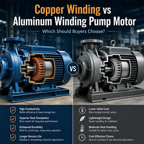 Copper Winding vs Aluminum Winding Pump Motor: Which One Should Buyers Choose?